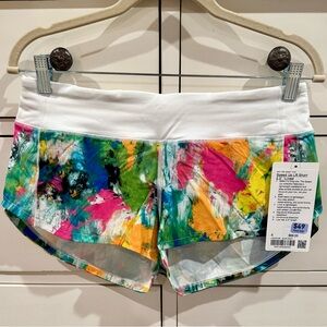 Lululemon Speed Up Shorts 2.5inch Multi Colored Size 6 NWT